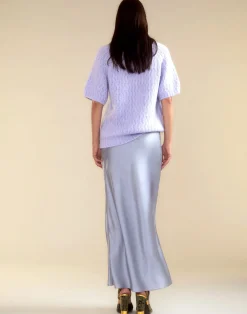 New Cynthia Rowley Sienna Silk Skirt LLGRY