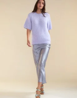 New Cynthia Rowley Sienna Silk Skirt LLGRY