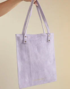 Clearance Cynthia Rowley Sleek Suede Tote LVNDR