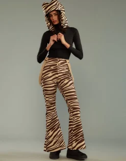 Clearance Cynthia Rowley Slope Style Ski Pants ZEBRA