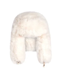 Hot Cynthia Rowley Snow Bunny Trapper Hat IVORY