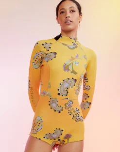 Hot Cynthia Rowley Sunrise Paisley Wetsuit GLDPSL