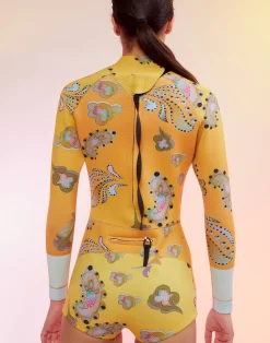 Hot Cynthia Rowley Sunrise Paisley Wetsuit GLDPSL