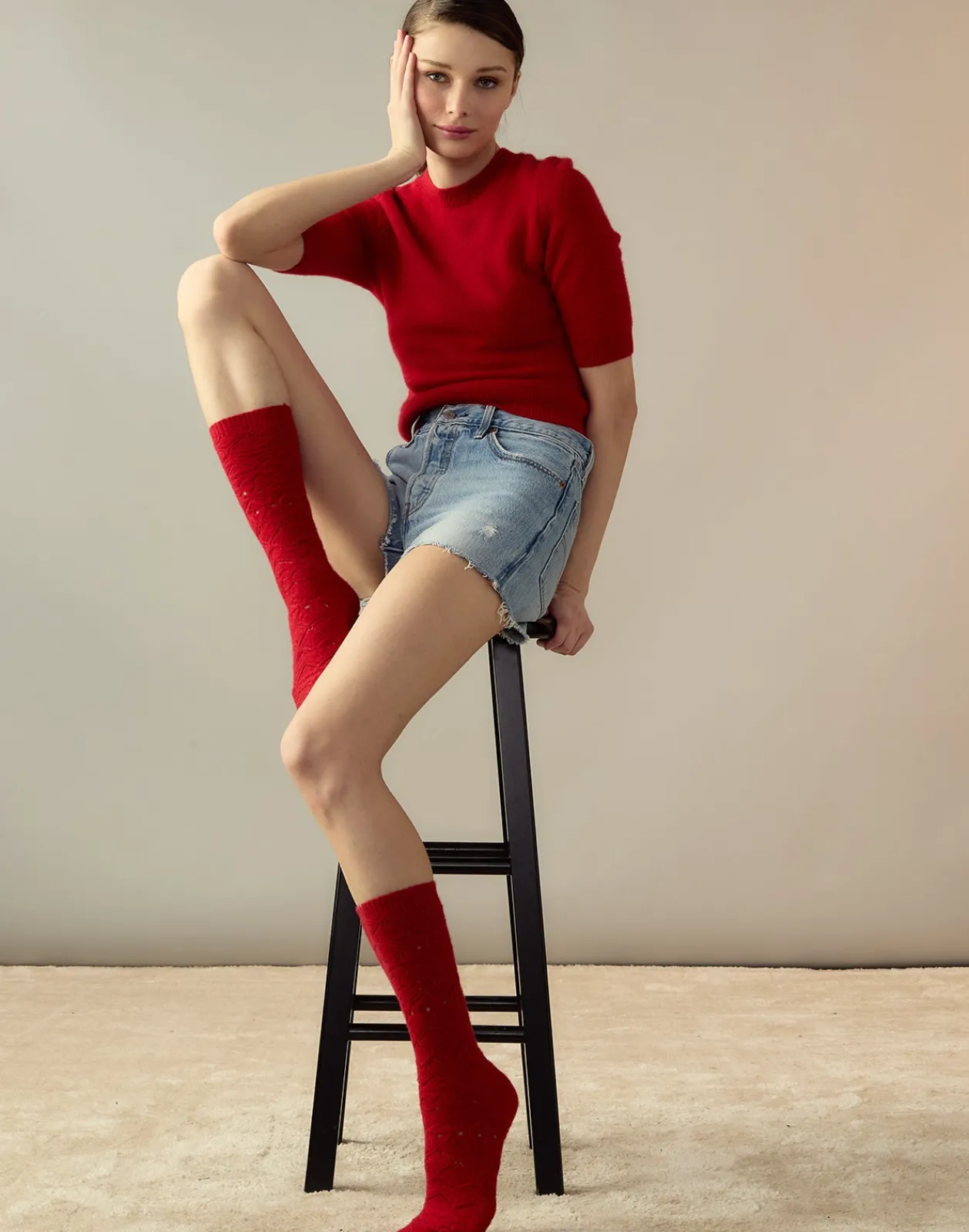 Outlet Cynthia Rowley Sydney Sweater Red