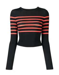 Discount Cynthia Rowley Taylor Rashguard BLKRD