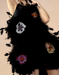 Online Cynthia Rowley Tickle Your Fancy Dress BLKMT