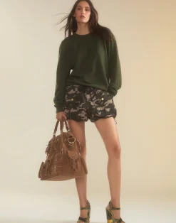 Fashion Cynthia Rowley Undercover Cargo Shorts GRNCAM