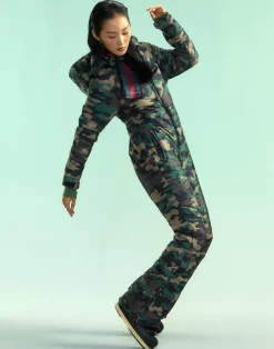 New Cynthia Rowley Undercover Ski Suit GRNCAM
