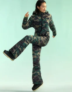 New Cynthia Rowley Undercover Ski Suit GRNCAM