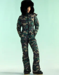 New Cynthia Rowley Undercover Ski Suit GRNCAM