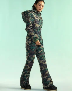 New Cynthia Rowley Undercover Ski Suit GRNCAM