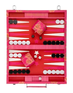 Outlet Cynthia Rowley Vegan Leather Backgammon Set PNKFL