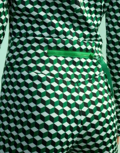 Online Cynthia Rowley Water Repellent Bonded Jumpsuit GRNMT