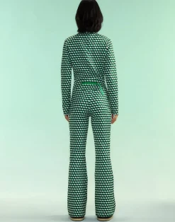 Online Cynthia Rowley Water Repellent Bonded Jumpsuit GRNMT