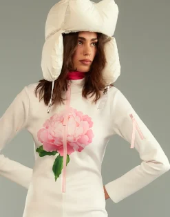 Clearance Cynthia Rowley Water Repellent Bonded Ski Suit WTPNK