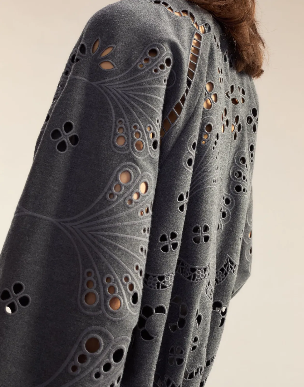 Discount Cynthia Rowley Wellesley Embroidered Dress HGREY