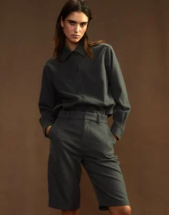 Hot Cynthia Rowley Wellesley Flannel Shirt HGREY