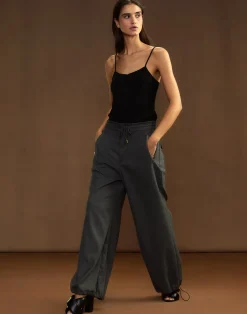 Discount Cynthia Rowley Wellesley Flannel Trouser HGREY