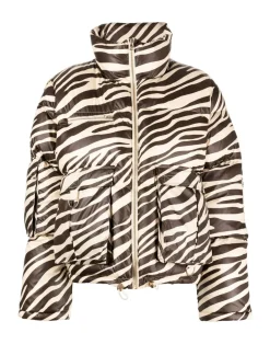 Best Cynthia Rowley Down Puffer Jacket ZEBRA